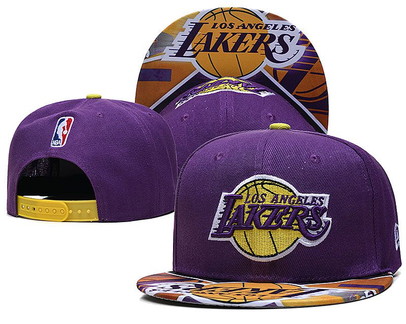 2021 NBA Los Angeles Lakers Hat TX4273